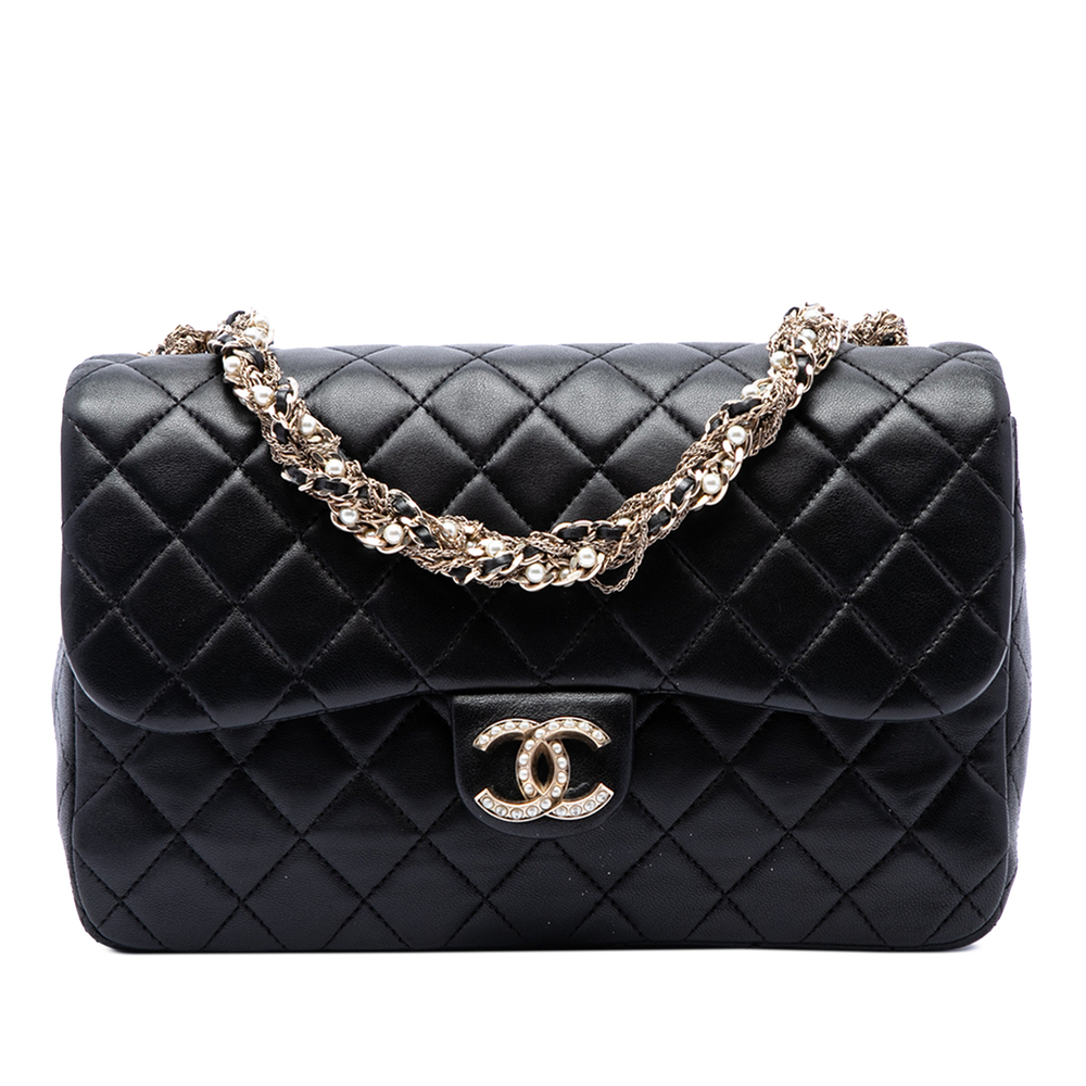 Pre-Loved Chanel Medium Quilted Lambskin Westminster Pearl Flap